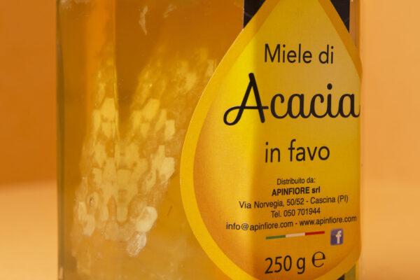 Italian Acacia Honey in Honeycomb Jar - Image 3