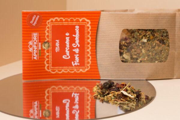 DIURETISCHER UND DETOX-KRÄUTERTEE mit Kurkuma, Brennnessel und Holunderblüten – Bild 4