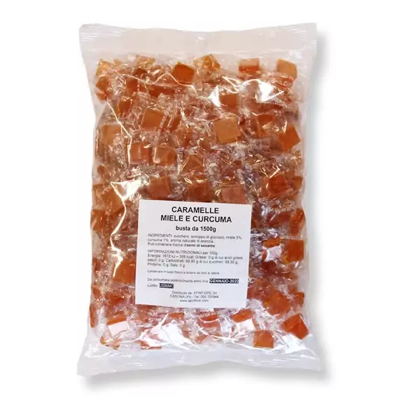 Caramelle Miele e Curcuma 1,5kg