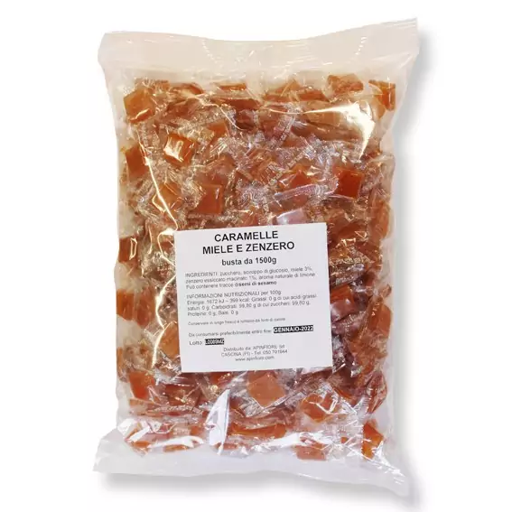 Caramelle Miele e Zenzero 1,5kg