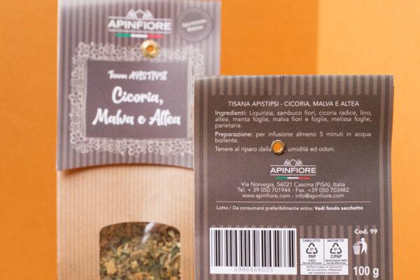 APISTIPSI HERBAL TEA FOR INTESTINAL REGULARITY with Chicory, Mallow and Marshmallow - Image 4
