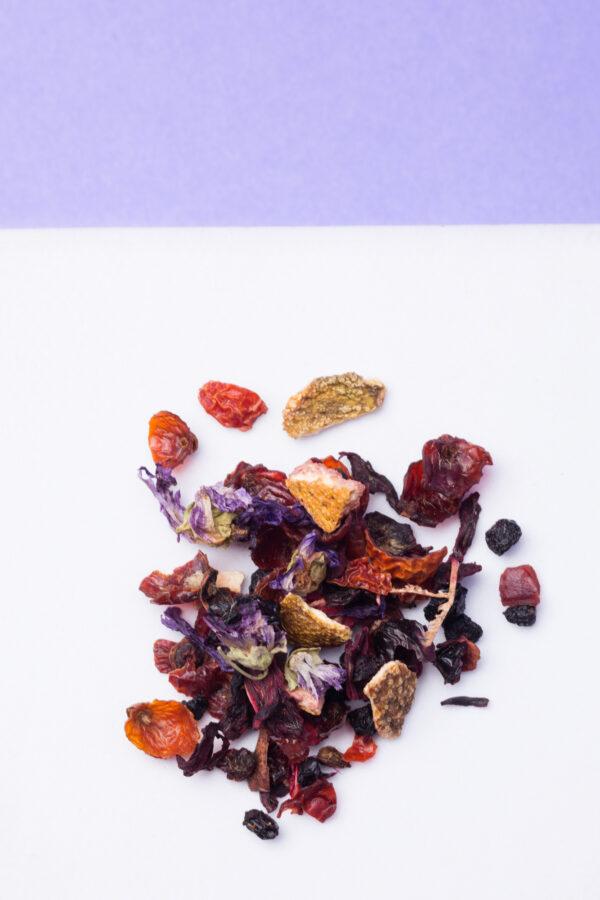 TISANA CALDO INVERNO con Rosa Canina, Karkadè e Mirtilli - immagine 2