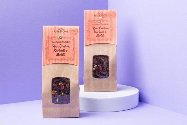 TISANA CALDO INVERNO con Rosa Canina, Karkadè e Mirtilli - immagine 4
