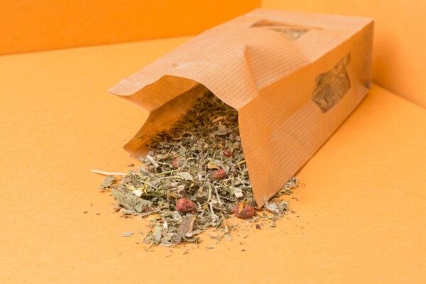 PUREZZA KRÄUTERTEE mit Salbei, Zitrone, Johannisbeere und Ringelblumenblüten – Bild 4