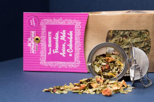 TÉ SILUETA con Hinojo, Anís, Manzana y Caléndula - Imagen 3