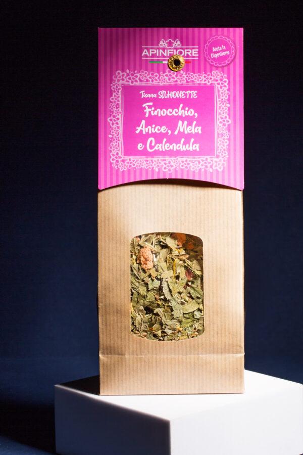 TÉ SILUETA con Hinojo, Anís, Manzana y Caléndula - Imagen 4