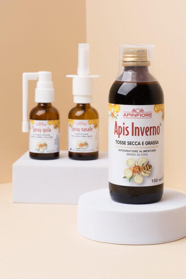 Set Trio Apis Winter, Syrup + Nasal Spray + Throat Spray -10%