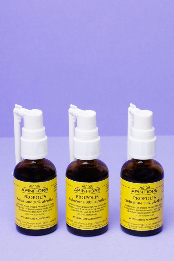 Set 3 piezas de extracto de propóleo 30% Spray alcohólico reclinable 30 ml -10% - Imagen 4