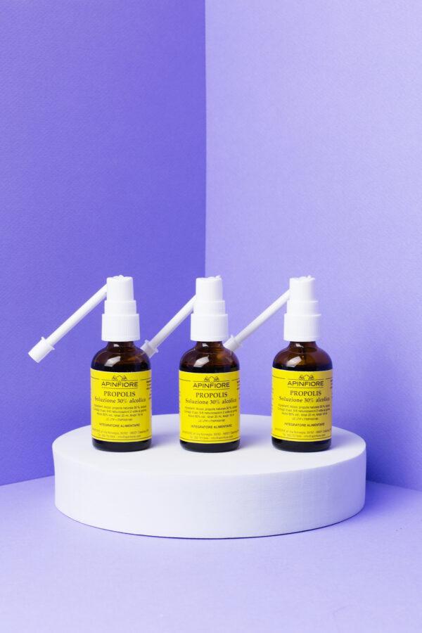 Set 3uds Extracto de Propóleo 30% Spray Alcohólico Reclinable 30ml -10%