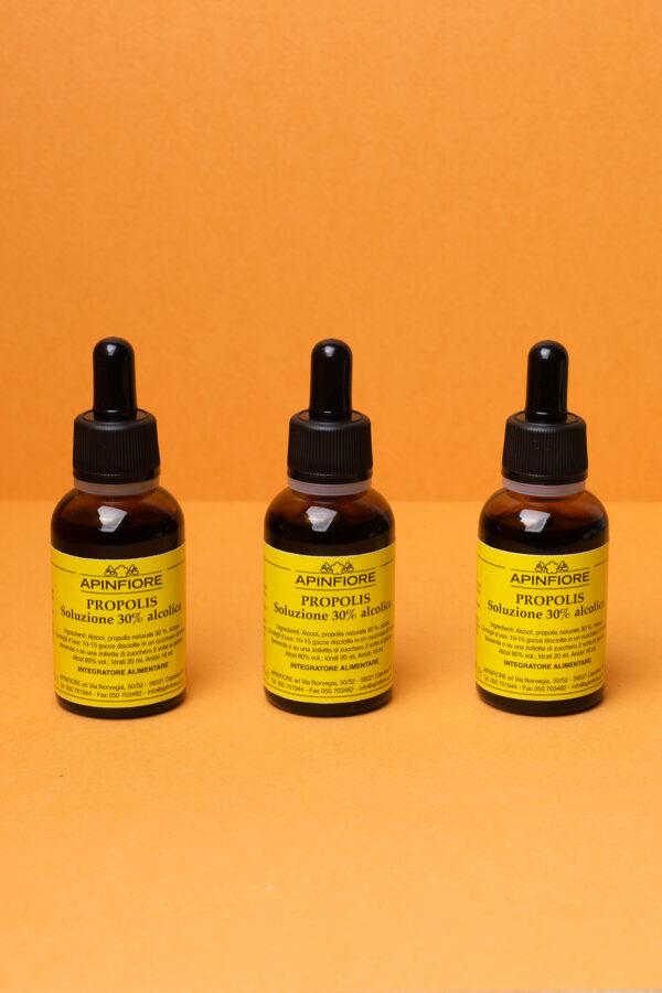Set 3pz Estratto Propoli 30% Alcolica 30ml-10% - immagine 3