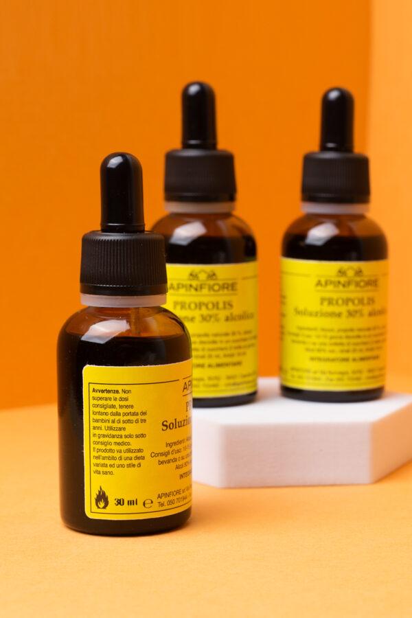 Set 3pz Estratto Propoli 30% Alcolica 30ml-10%