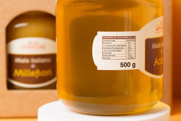Set Mieli Italiani Acacia+Millefiori 2x500gr  -10% – Bild 4