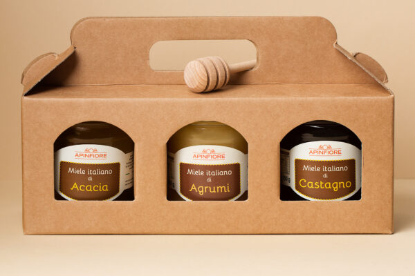 Set Mieli Italiani Acacia+Agrumi+Castagno 3x250gr  -10% - Imagen 4